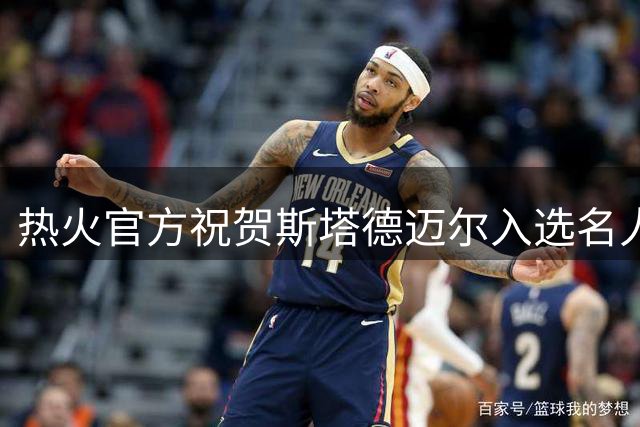 热火官方祝贺斯塔德迈尔入选名人堂 赞其当之无愧